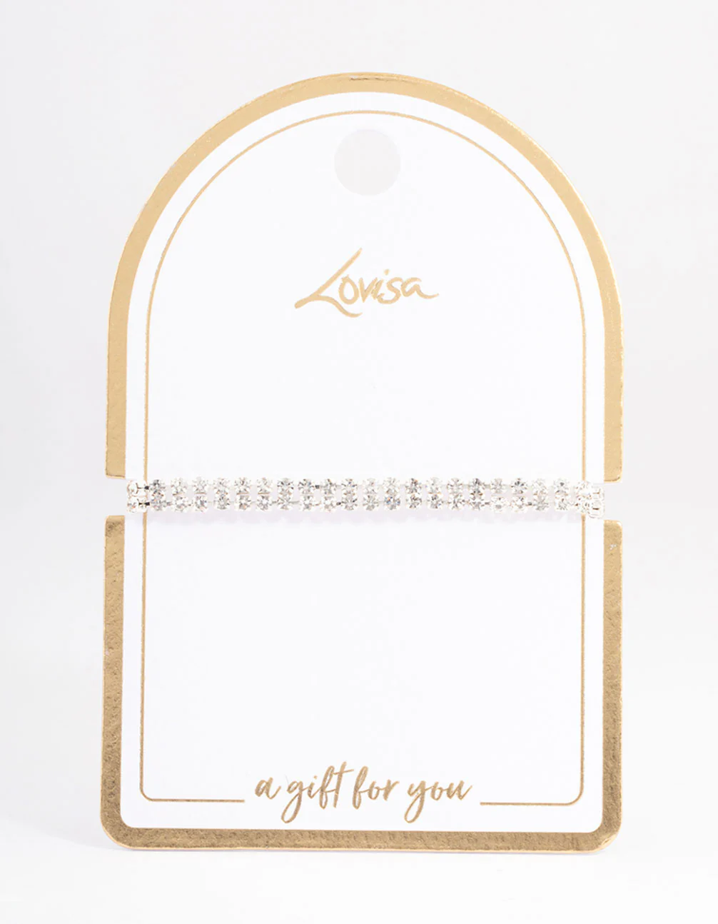 Silver Classic Cup Chain Tennis Bracelet - Image 3