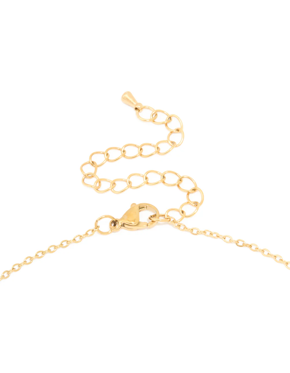 Waterproof Gold Plated Stainless Steel Angel Number 222 Necklace - Image 5