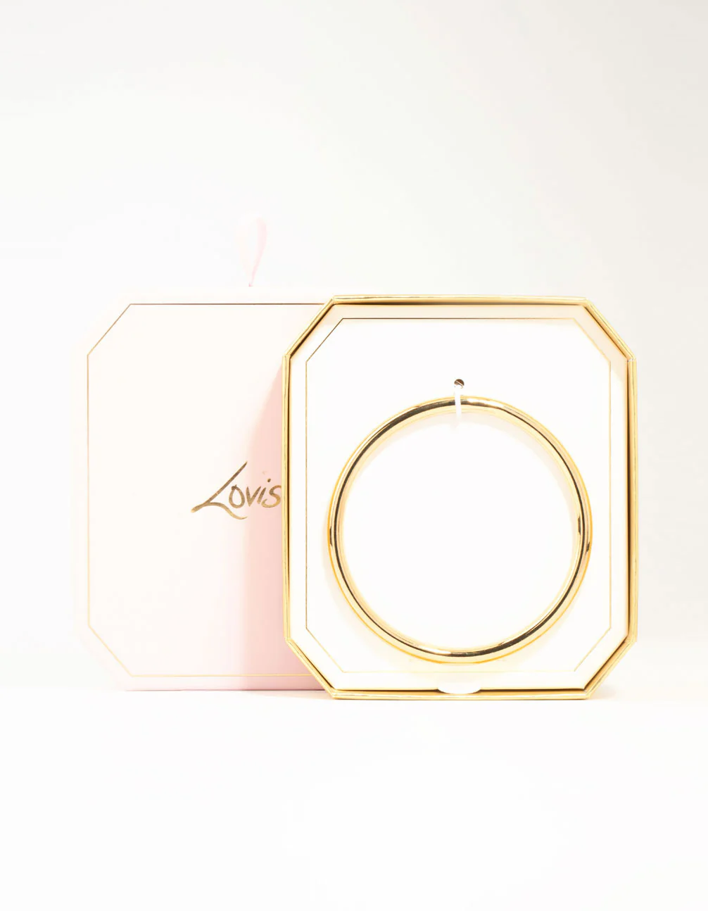 Waterproof Gold Plated Stainless Steel Basic Bangle - Image 3