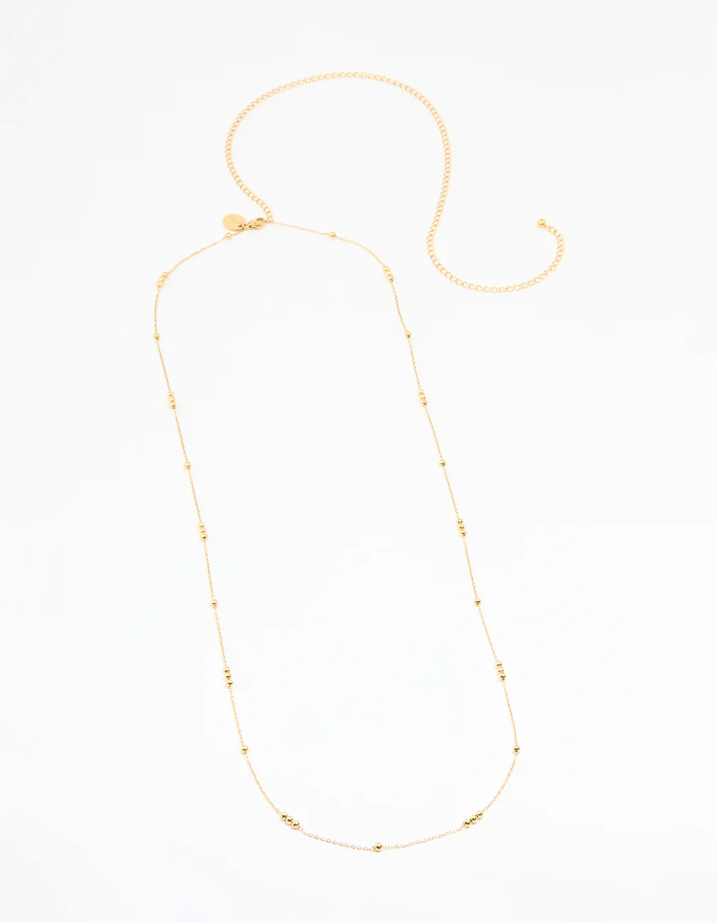 Waterproof Gold Plated Stainless Steel Beaded Waist Chain - Image 2