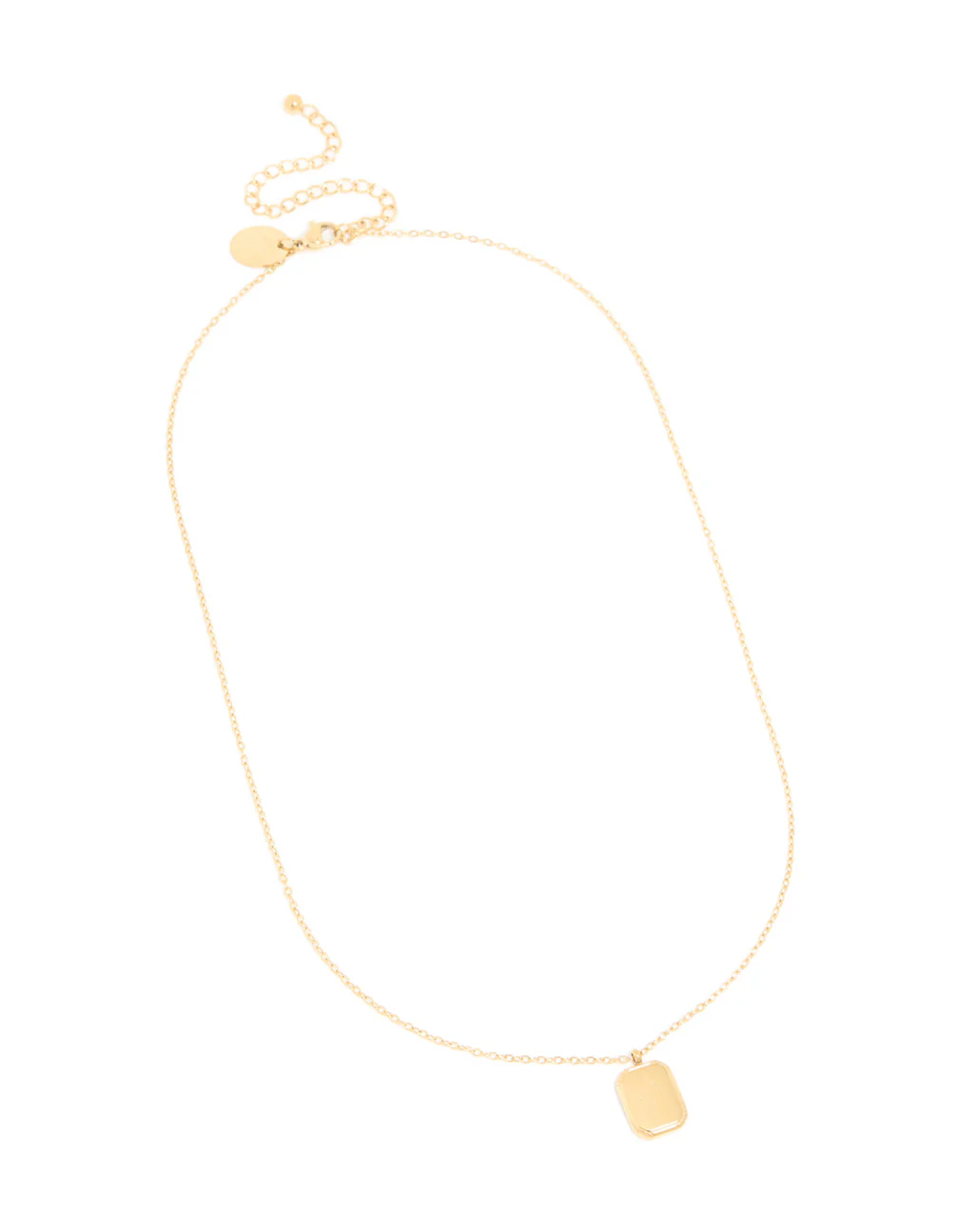 Waterproof Gold Plated Stainless Steel Birth Flower January Carnation Necklace - Image 2