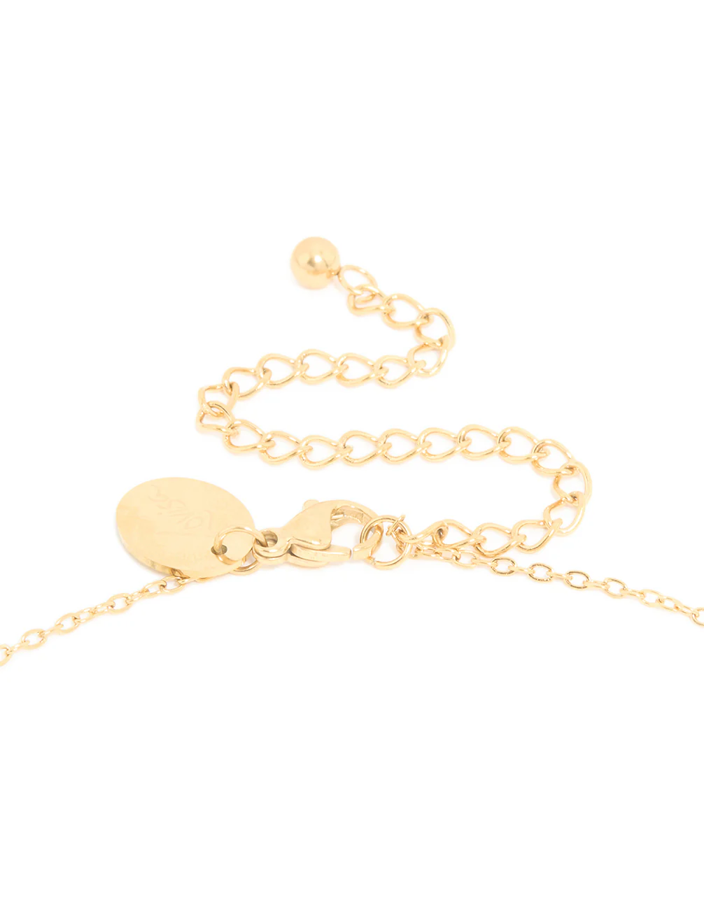 Waterproof Gold Plated Stainless Steel Birth Flower July Larkspur Necklace - Image 5