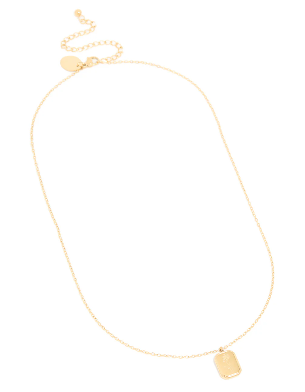 Waterproof Gold Plated Stainless Steel Birth Flower November Chrysanthemum Necklace - Image 4
