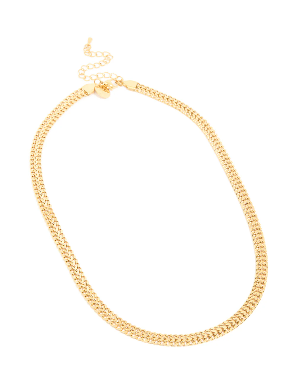 Waterproof Gold Plated Stainless Steel Box Chain Necklace - Image 4