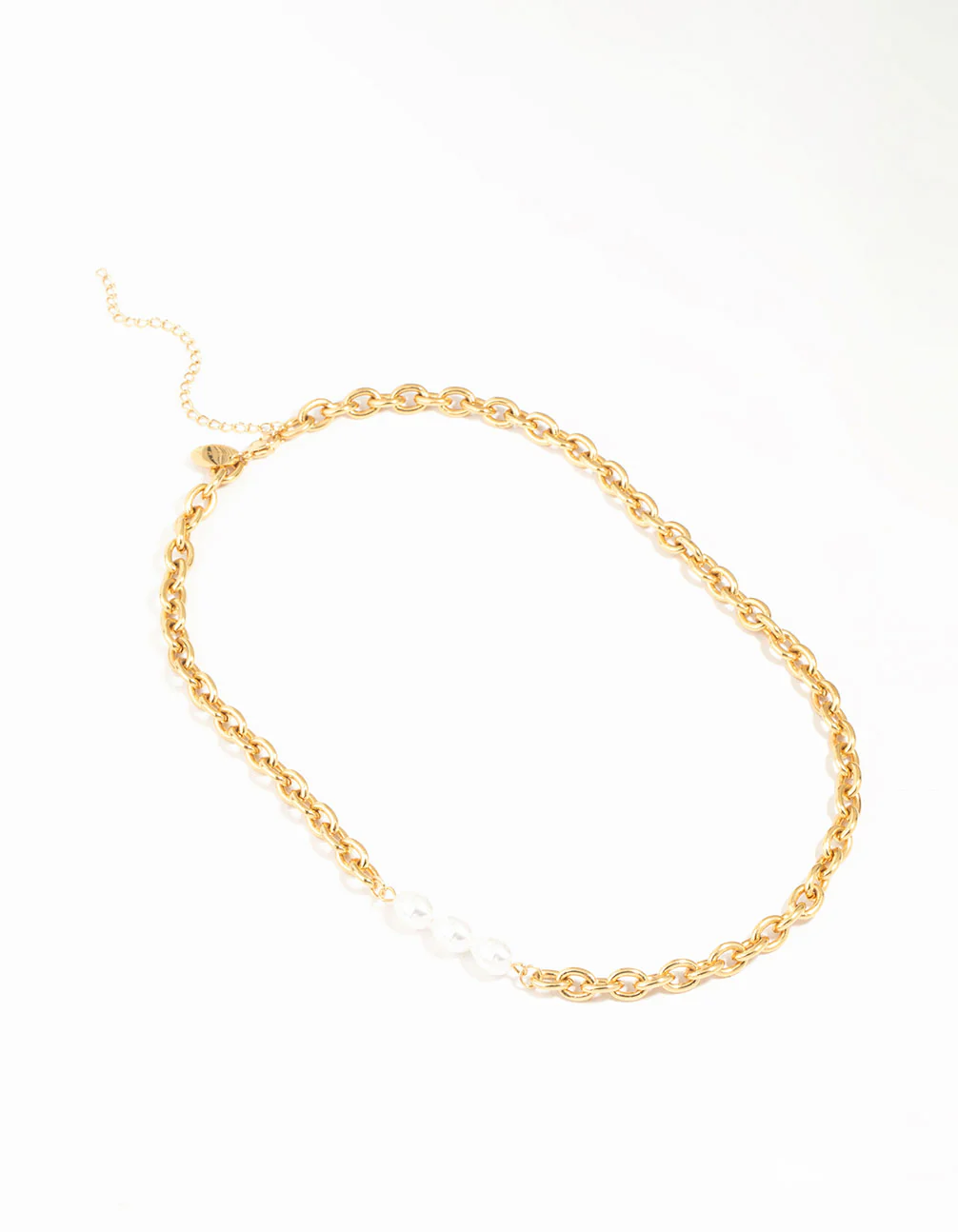 Waterproof Gold Plated Stainless Steel Cable Necklace - Image 4