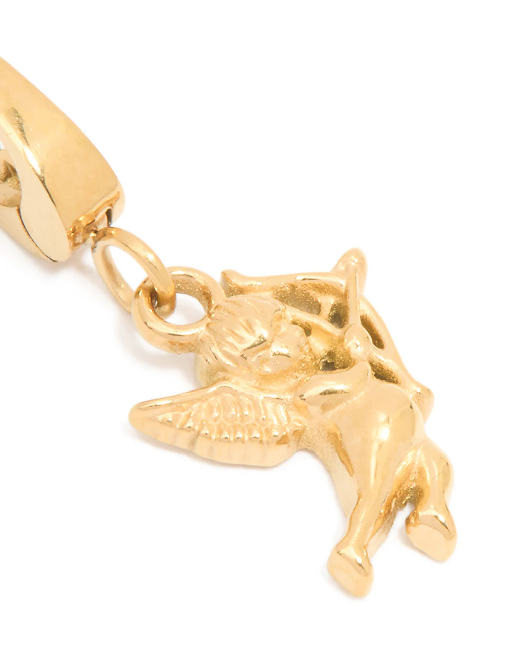Waterproof Gold Plated Stainless Steel Cherub Charm - Image 2