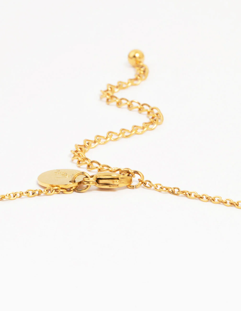 Waterproof Gold Plated Stainless Steel Cubic Zirconia Evil Eye Pendant Necklace - Image 5
