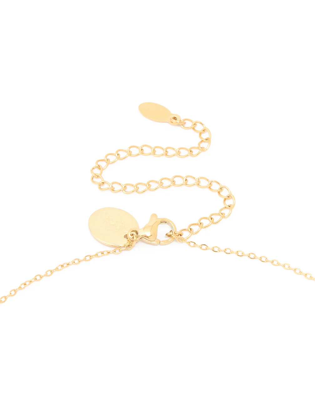 Waterproof Gold Plated Stainless Steel Cubic Zirconia Gemini Zodiac Sign Necklace - Image 5