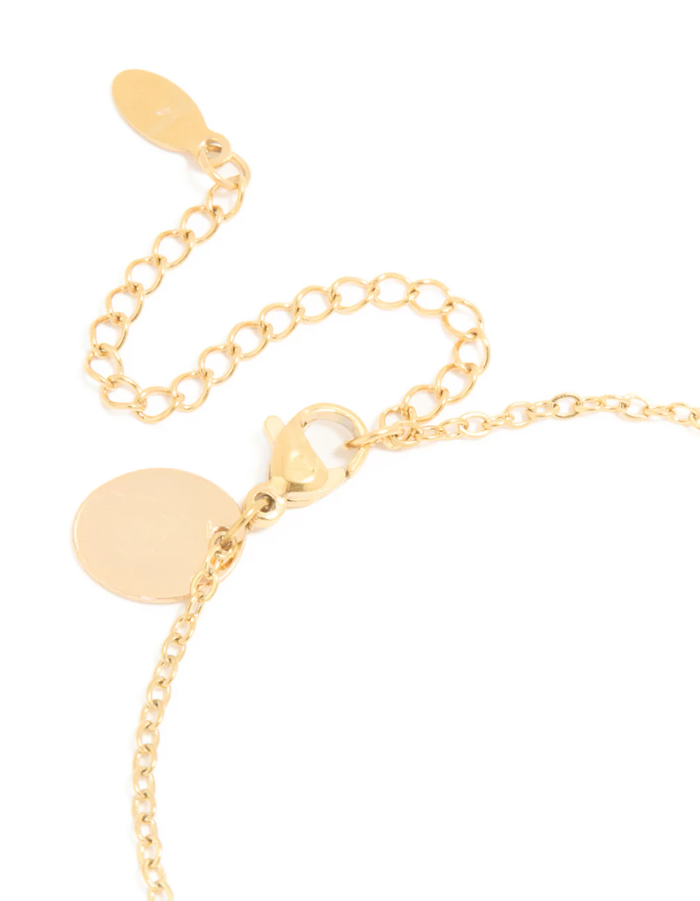 Waterproof Gold Plated Stainless Steel Cubic Zirconia Gemini Zodiac Sign Bracelet - Image 5