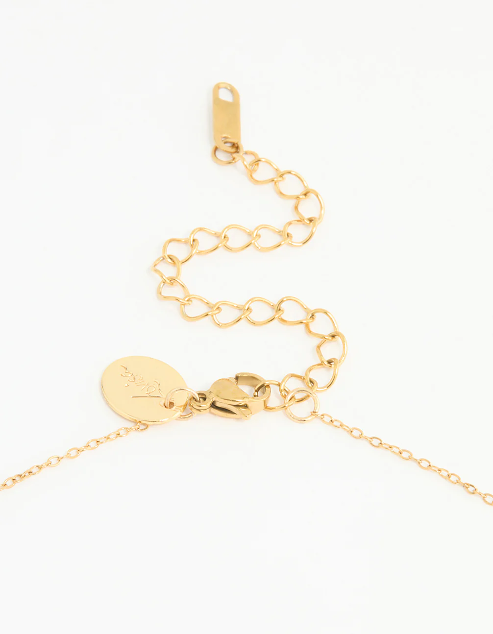 Waterproof Gold Plated Stainless Steel Cubic Zirconia Heart Floral Pendant Necklace - Image 5