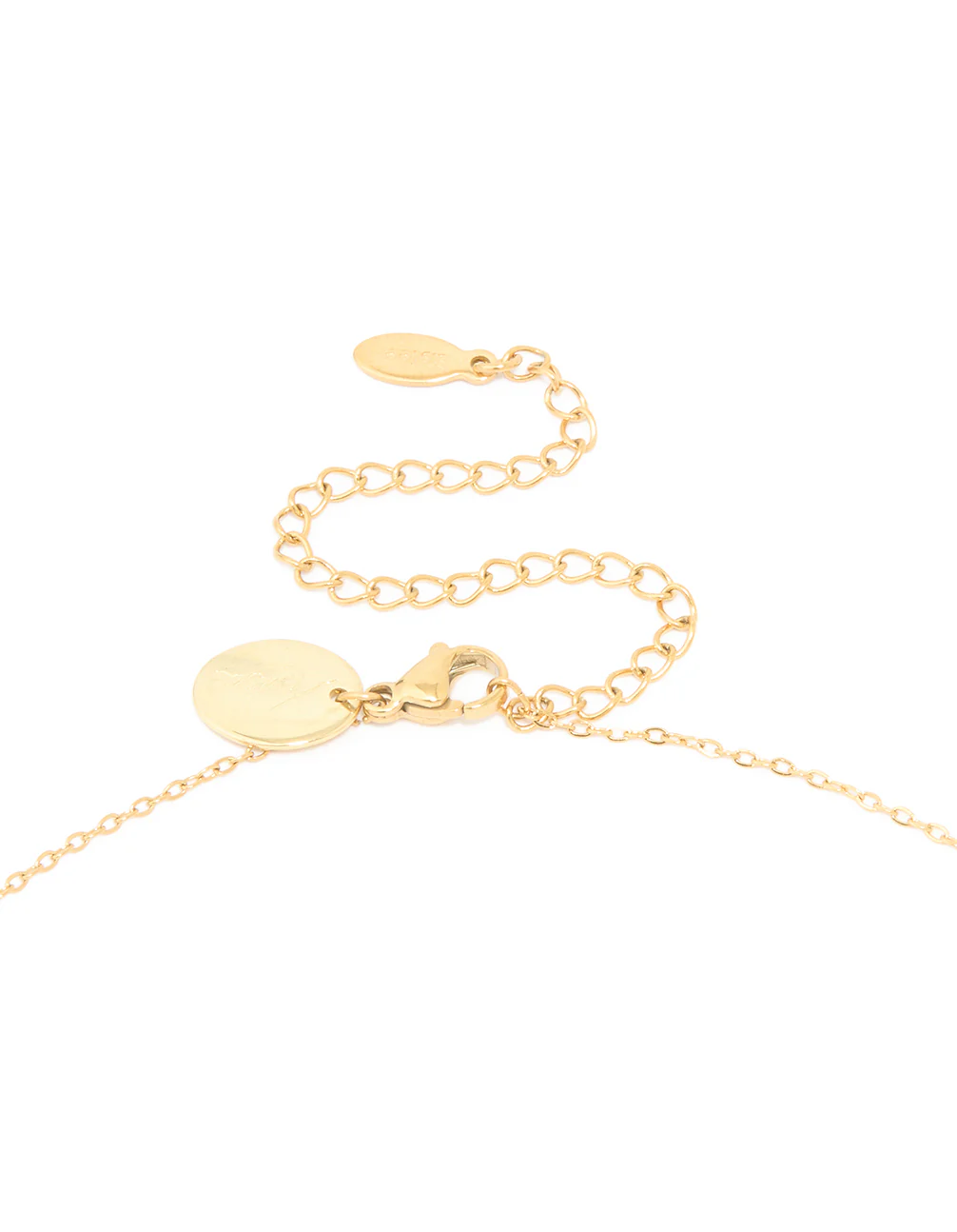 Waterproof Gold Plated Stainless Steel Cubic Zirconia Leo Zodiac Sign Necklace - Image 5