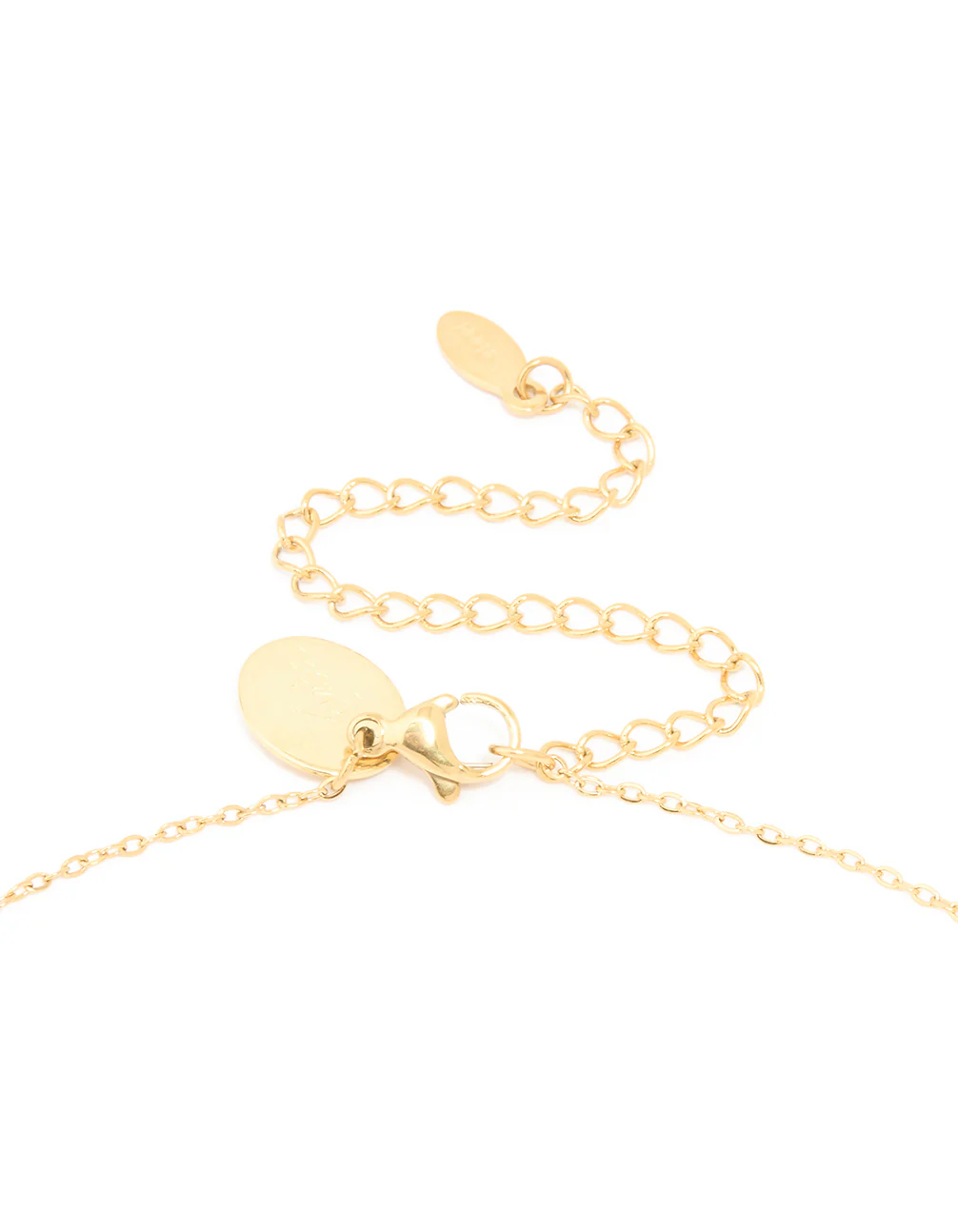 Waterproof Gold Plated Stainless Steel Cubic Zirconia Scorpio Necklace - Image 3