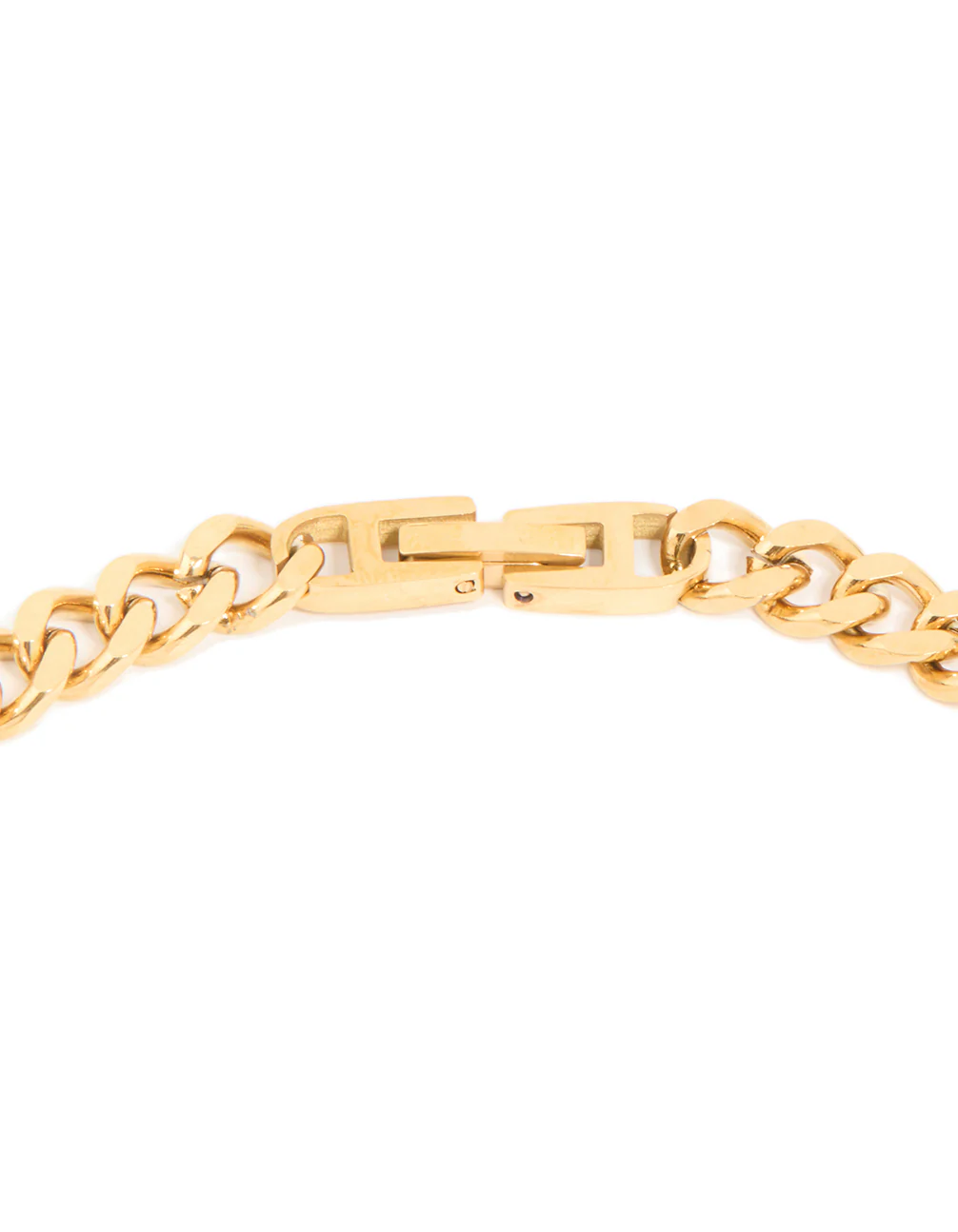Waterproof Gold Plated Stainless Steel Curb Chain Necklace - Image 5