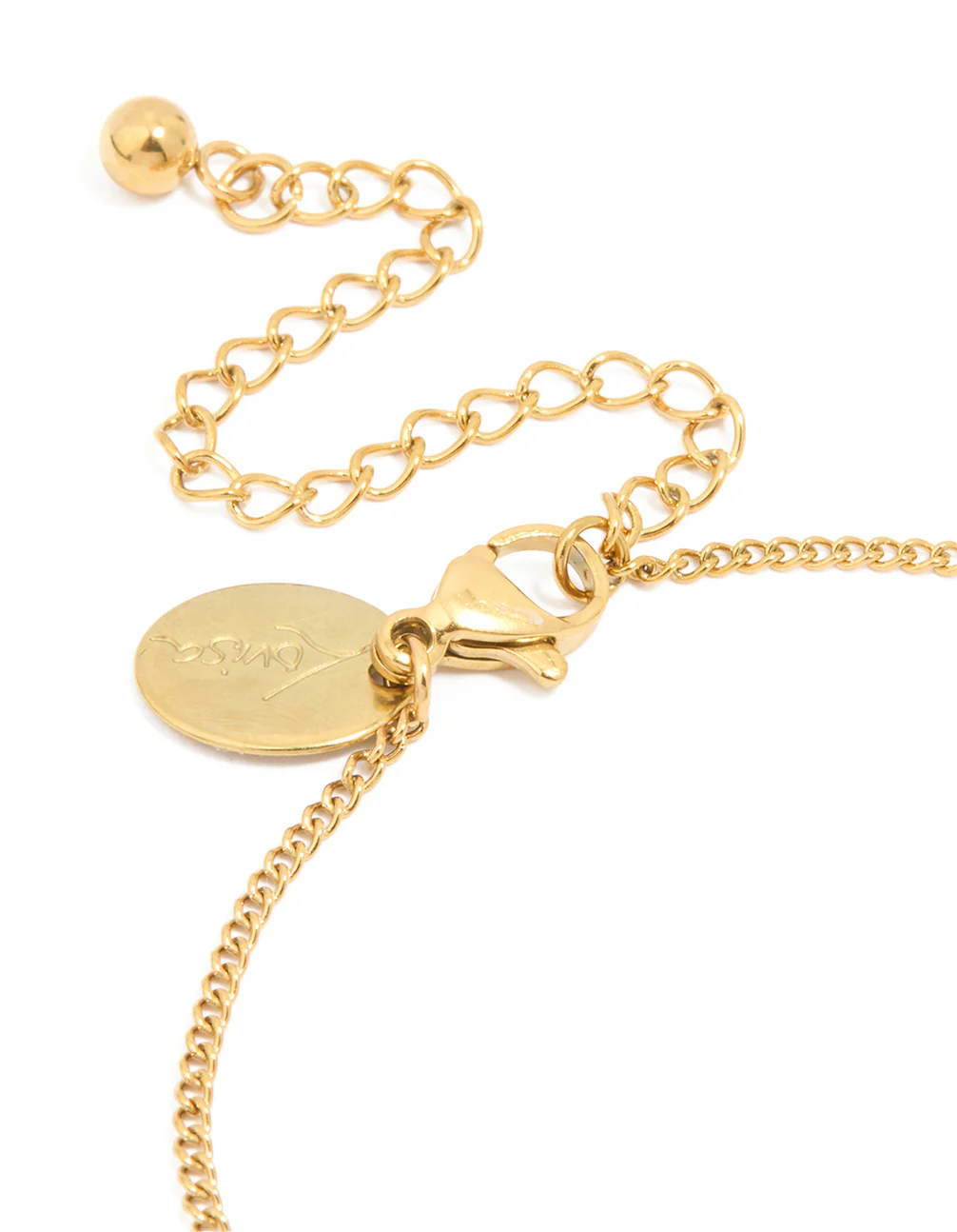 Waterproof Gold Plated Stainless Steel Dainty Heart Bracelet - Image 3