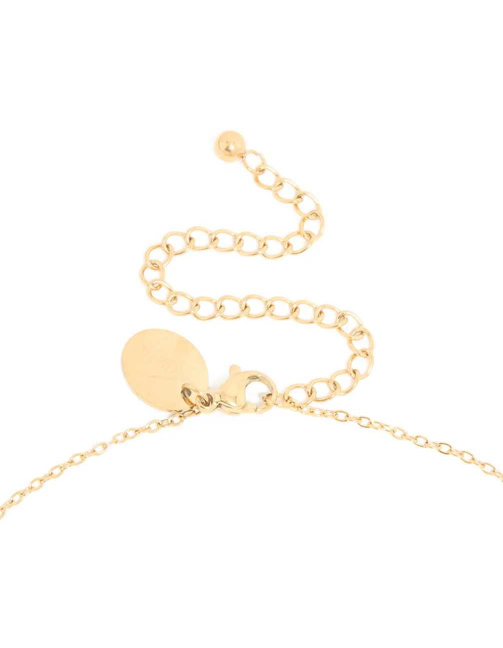 Waterproof Gold Plated Stainless Steel December Birth Flower Pointsettia Necklace - Image 5
