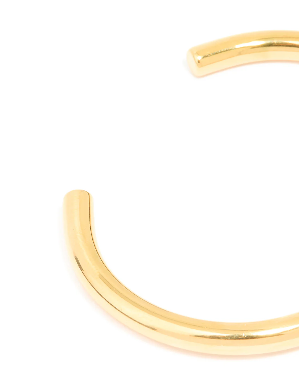 Waterproof Gold Plated Stainless Steel Diamante Wrist Cuff - Image 5