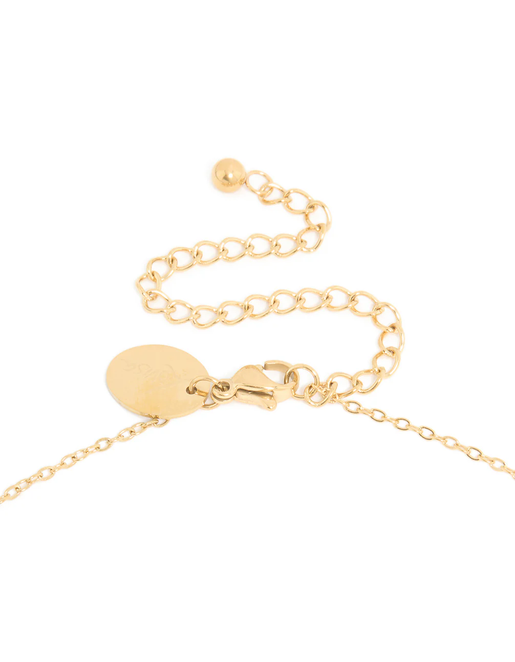 Waterproof Gold Plated Stainless Steel February Birth Flower Violet Necklace - Image 5