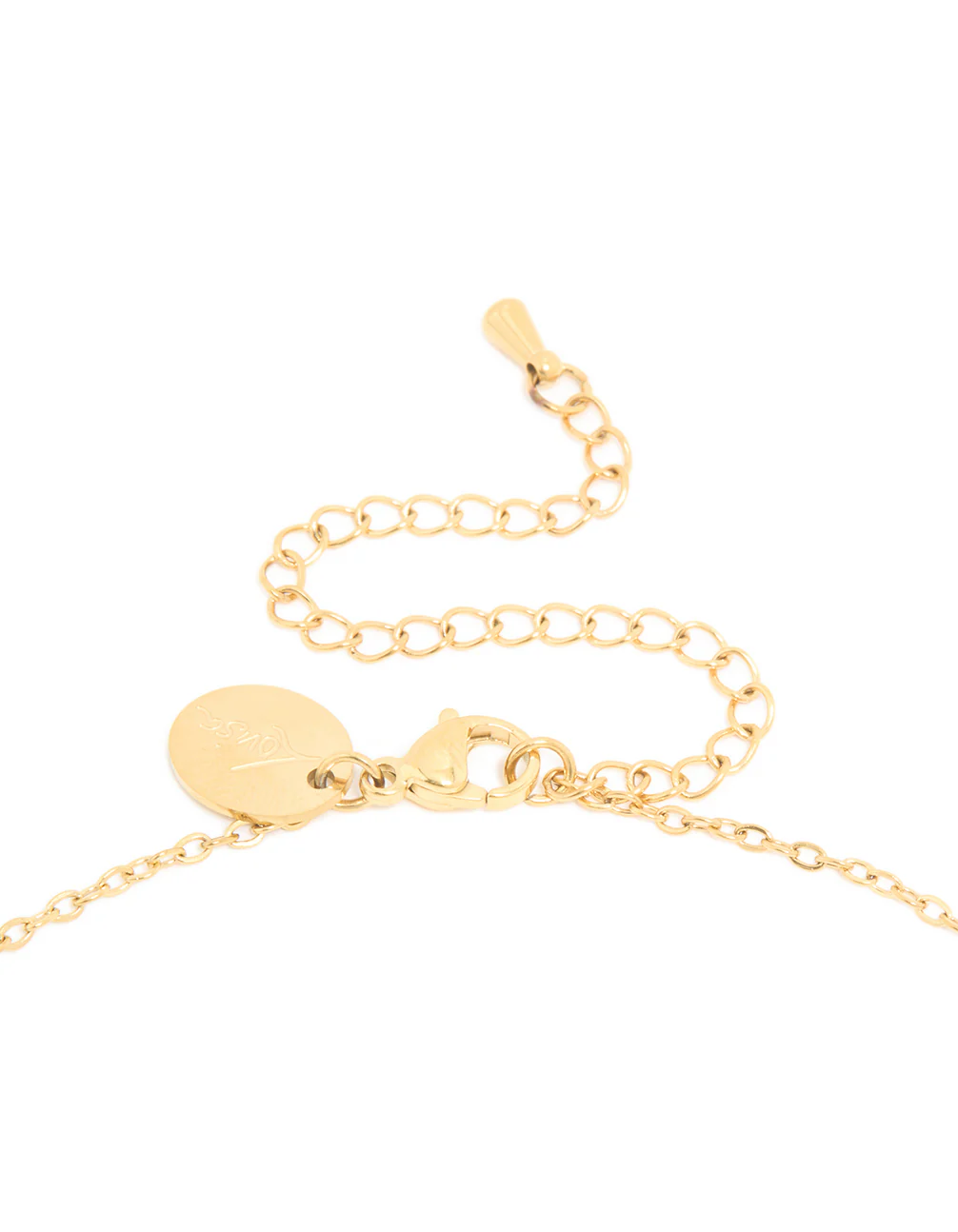 Waterproof Gold Plated Stainless Steel February Lilac Cubic Zirconia Birthstone Necklace & Earrings Set - Image 3