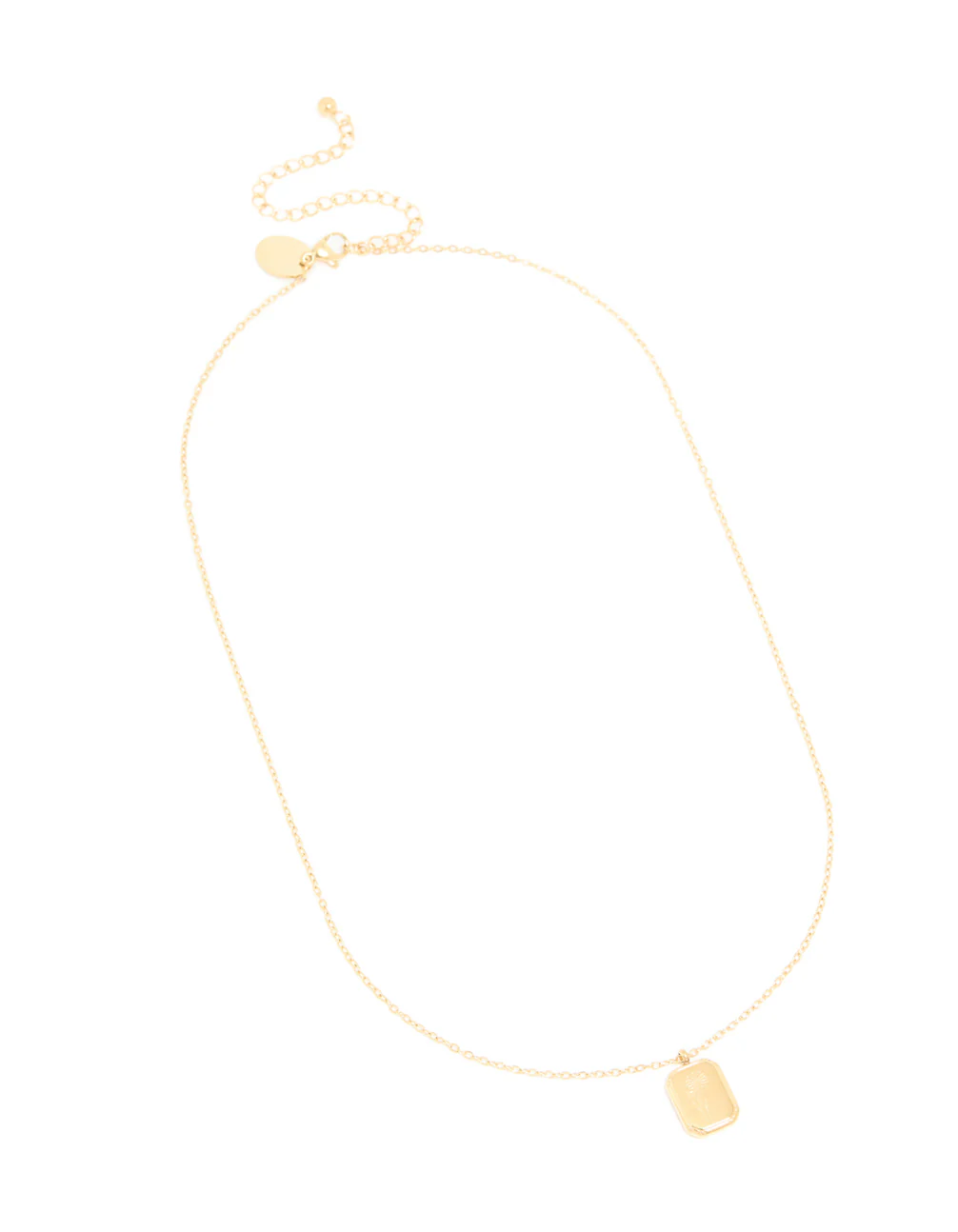 Waterproof Gold Plated Stainless Steel Flower April Daisy Necklace - Image 4