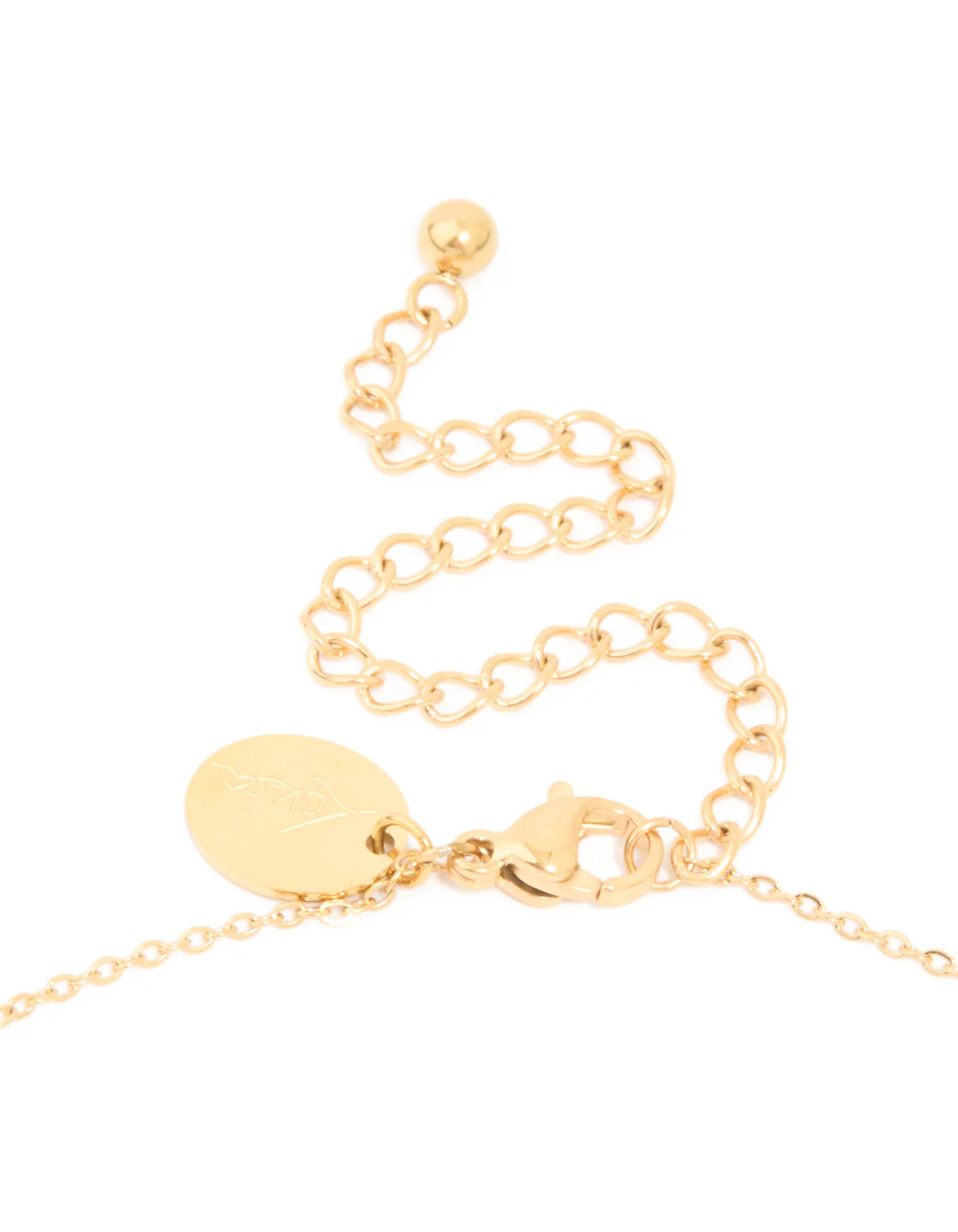 Waterproof Gold Plated Stainless Steel Flower Pendant Necklace - Image 5