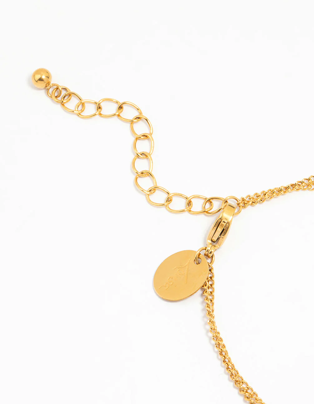 Waterproof Gold Plated Stainless Steel Heart Bracelet - Image 2