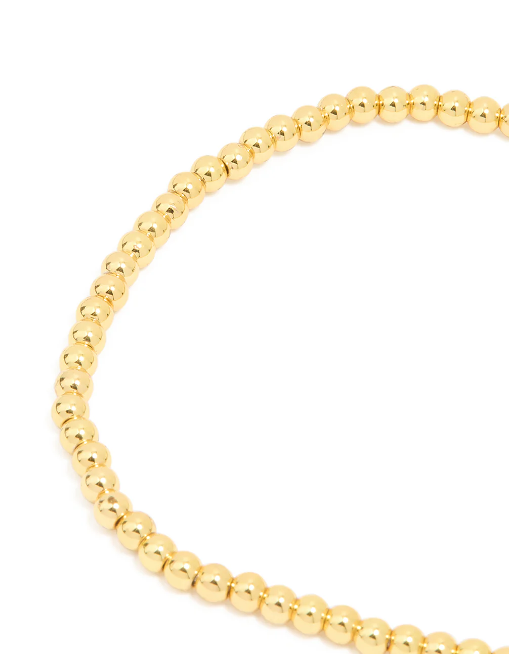 Waterproof Gold Plated Stainless Steel Flower Stretch Bracelet - Image 3