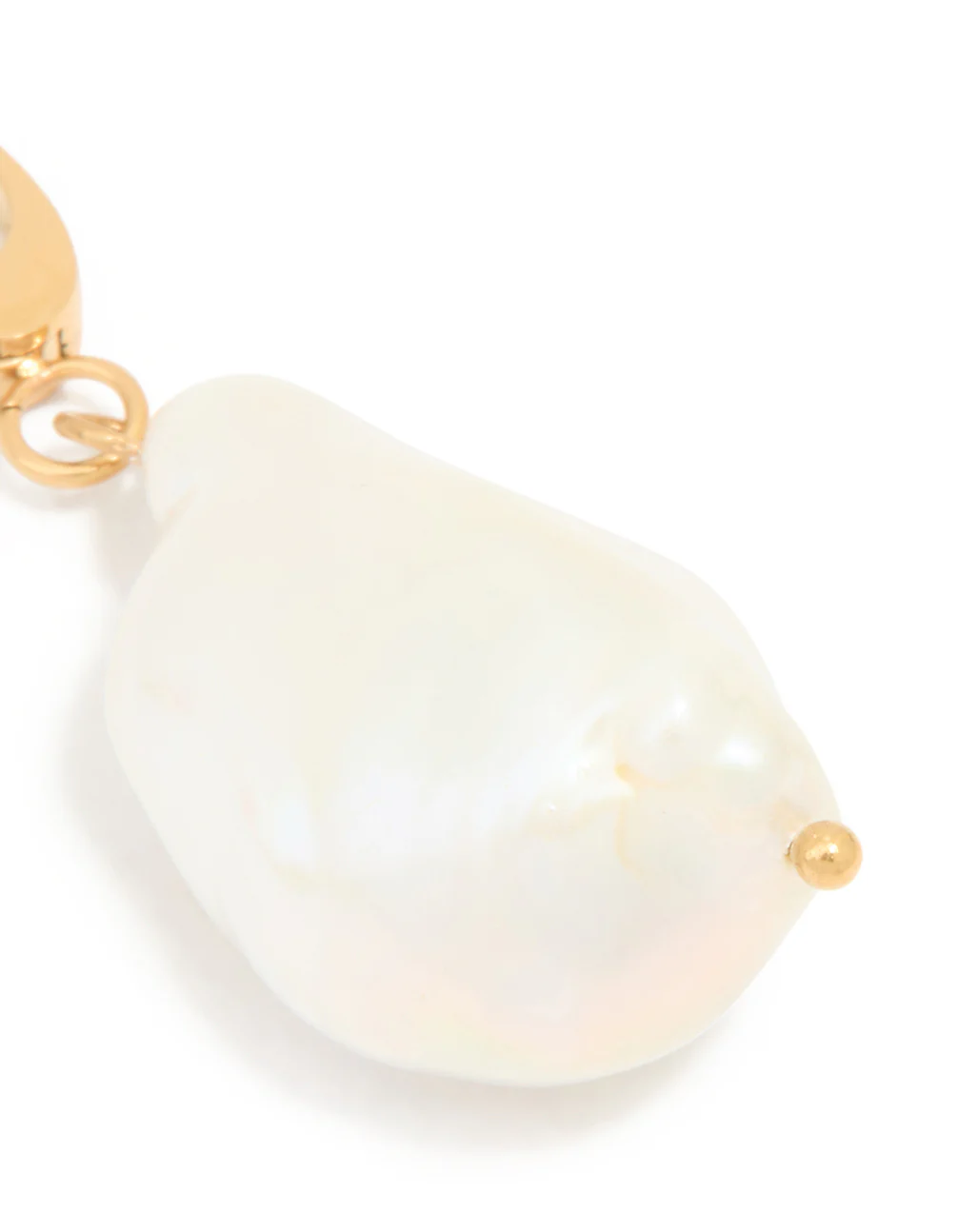 Waterproof Gold Plated Stainless Steel Freshwater Pearl Charm - Image 2