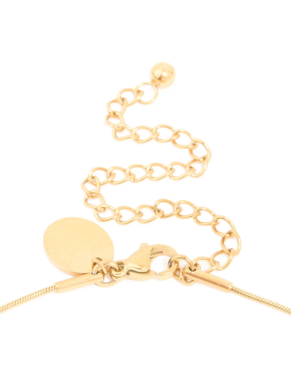 Waterproof Gold Plated Stainless Steel Freshwater Pearl Pendant Necklace - Image 5