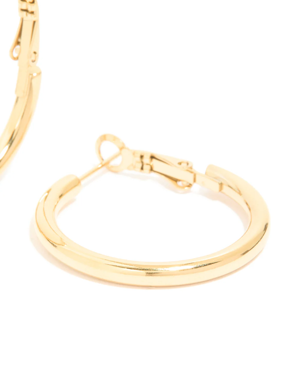 Waterproof Gold Plated Stainless Steel Hoop Earrings - Image 3