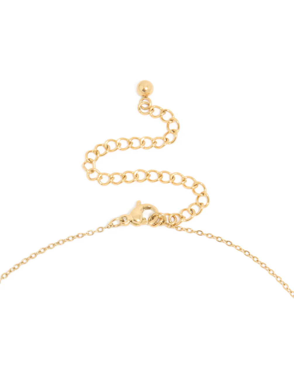 Waterproof Gold Plated Stainless Steel Large Cross Pendant Necklace - Image 3