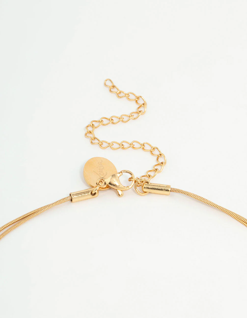 Waterproof Gold Plated Stainless Steel Layered Pearl Pendant Necklace - Image 5