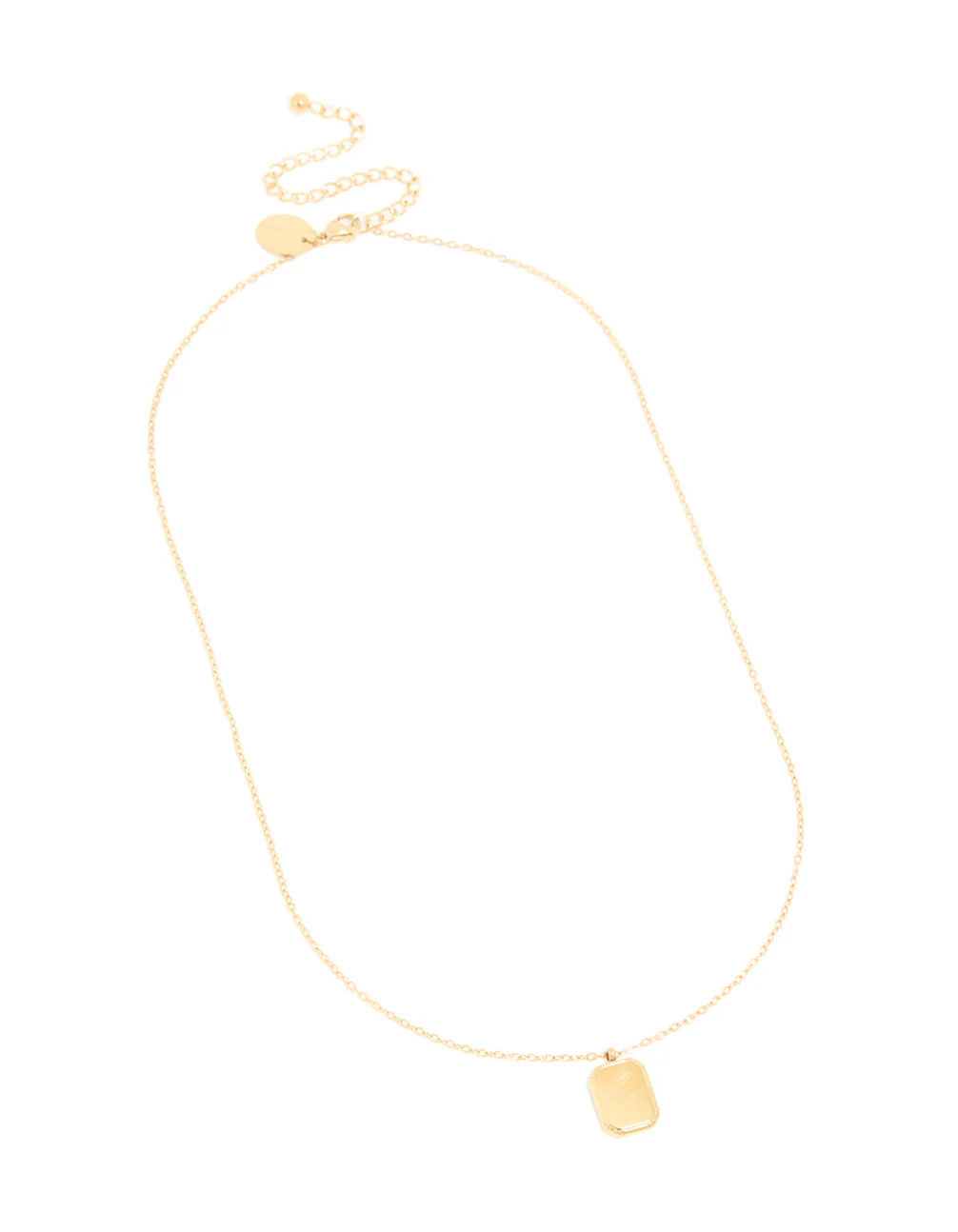 Waterproof Gold Plated Stainless Steel March Birth Flower Daffodil Necklace - Image 4