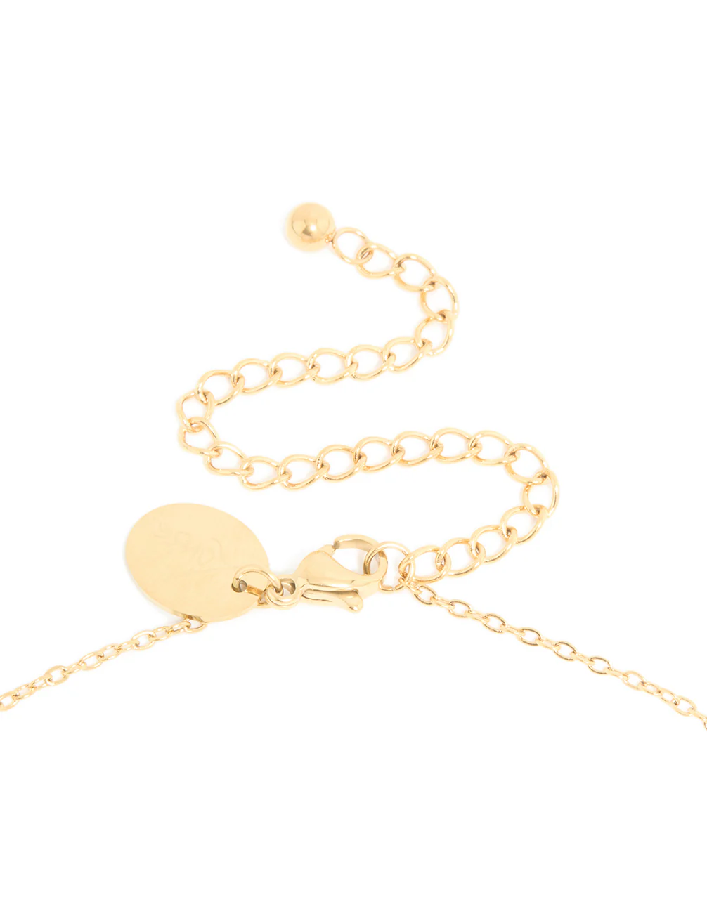 Waterproof Gold Plated Stainless Steel March Birth Flower Daffodil Necklace - Image 5
