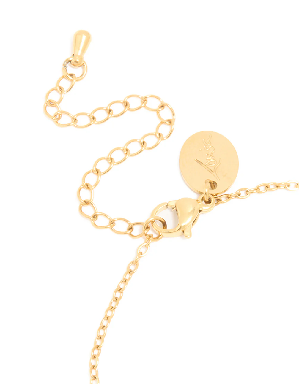 Waterproof Gold Plated Stainless Steel March Light Blue Cubic Zirconia Birthstone Bracelet - Image 5