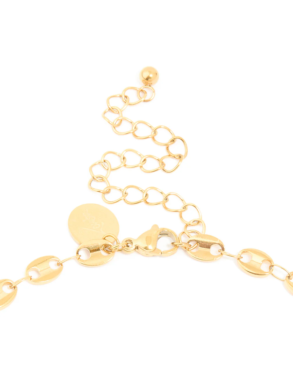 Waterproof Gold Plated Stainless Steel Marina Chain Necklace - Image 5