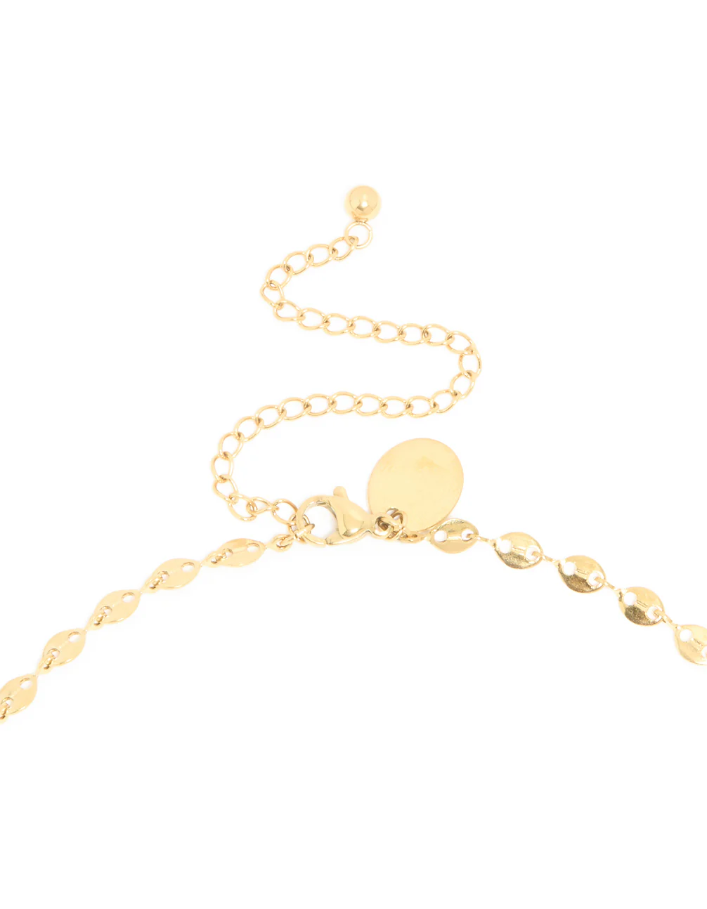 Waterproof Gold Plated Stainless Steel Marina Chain Y-Necklace - Image 5