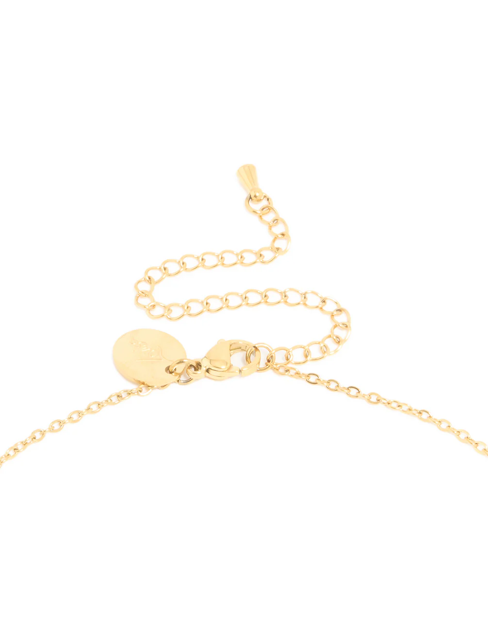 Waterproof Gold Plated Stainless Steel May Green Cubic Zirconia Birthstone Necklace & Earrings Set - Image 3
