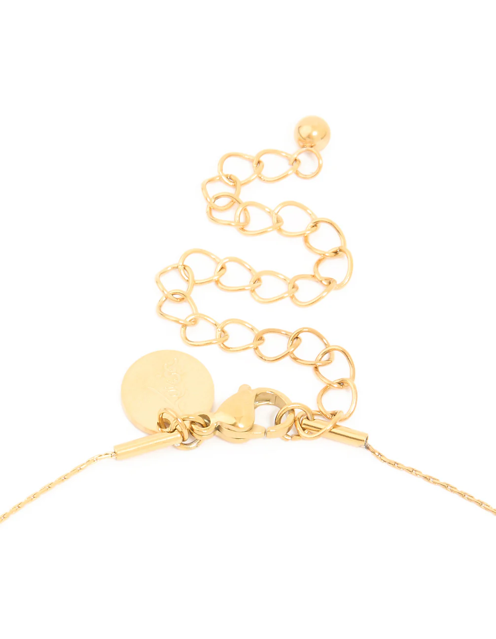 Waterproof Gold Plated Stainless Steel Mini Hearts Necklace - Image 5