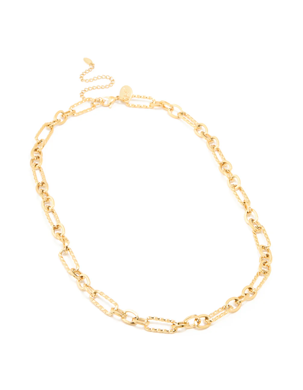 Waterproof Gold Plated Stainless Steel Multi-Link Chain Necklace - Image 4