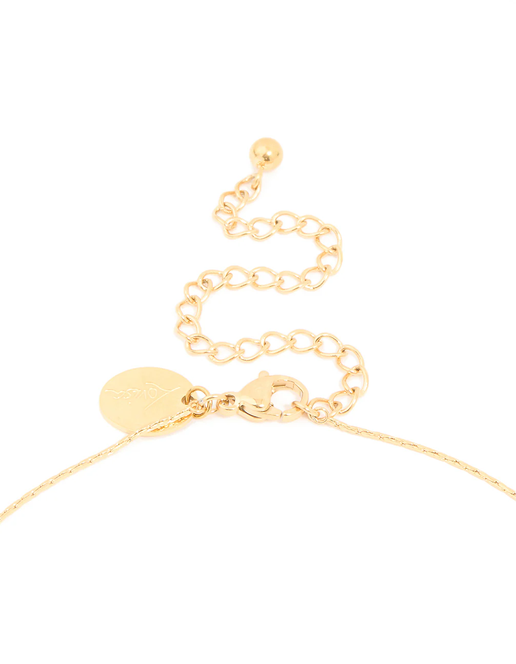 Waterproof Gold Plated Stainless Steel Multiple Dimple Discs Necklace - Image 5