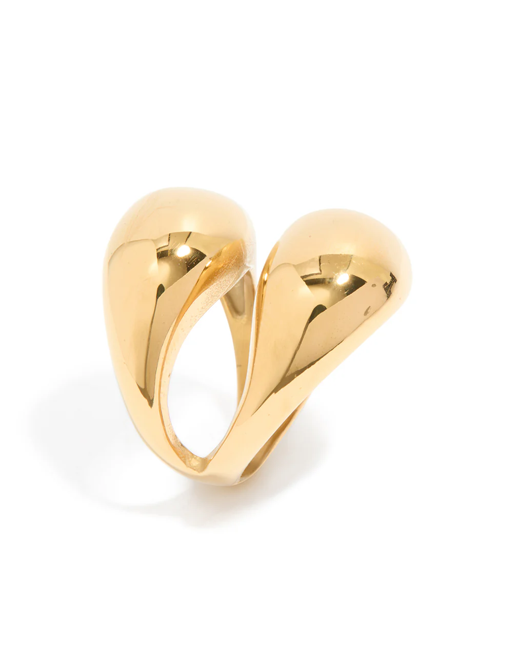 Waterproof Gold Plated Stainless Steel Open Orb Ring - Image 4