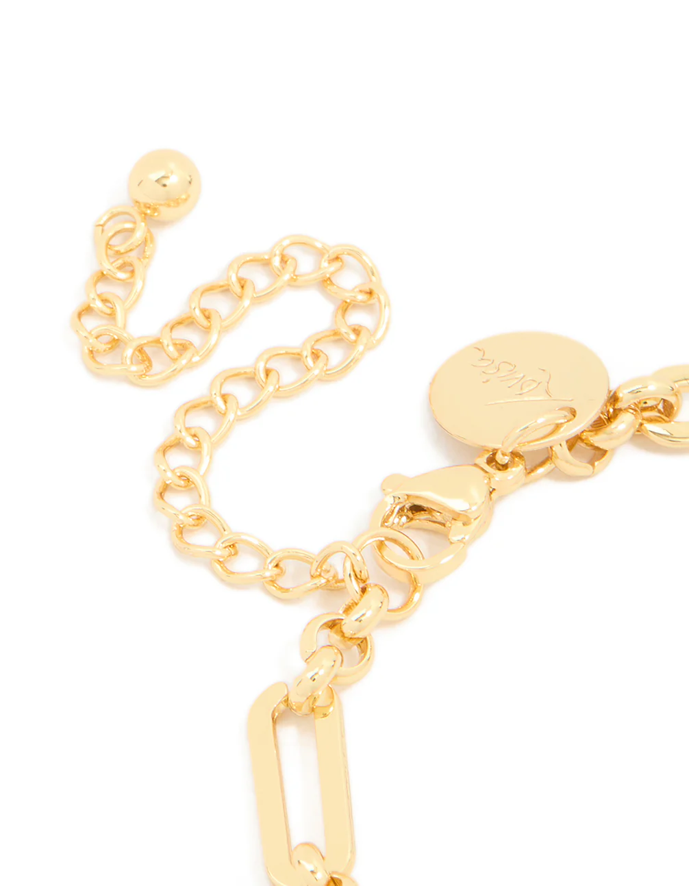 Waterproof Gold Plated Stainless Steel Open Oval Link Bracelet - Image 5