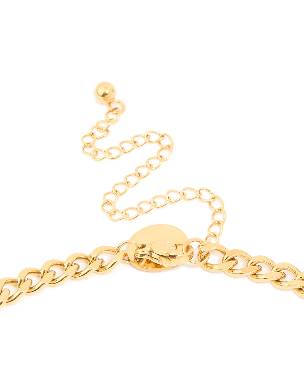 Waterproof Gold Plated Stainless Steel Organic Pendant Necklace - Image 5
