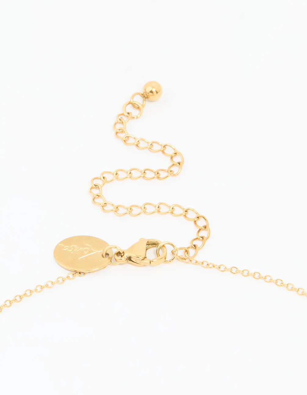 Waterproof Gold Plated Stainless Steel Pearl Charms Necklace - Image 5