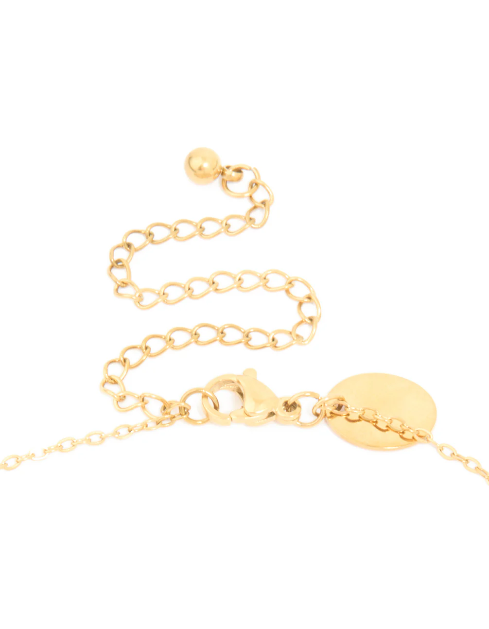 Waterproof Gold Plated Stainless Steel Pearls Necklace - Image 5