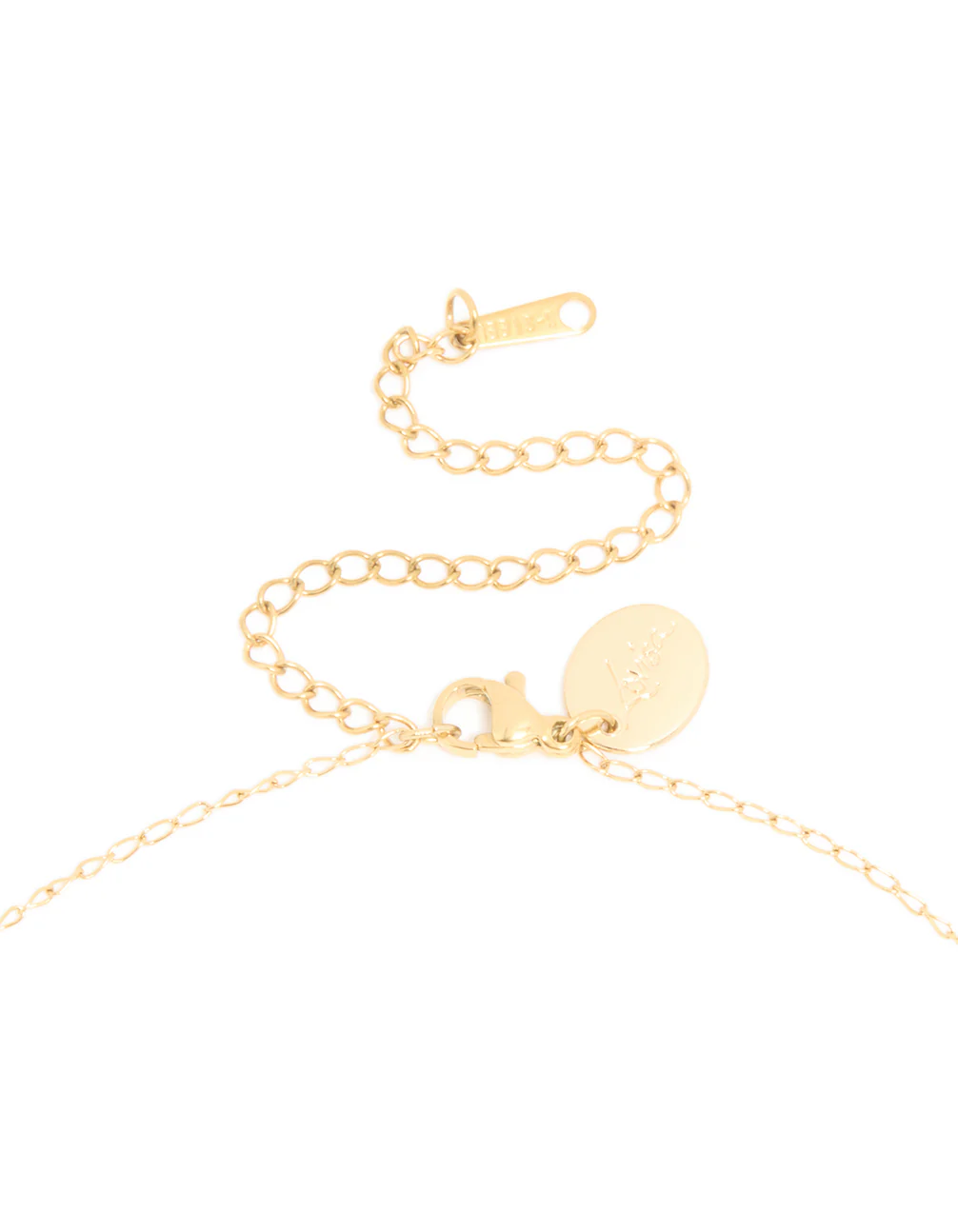 Waterproof Gold Plated Stainless Steel Rosary Cross Necklace - Image 3