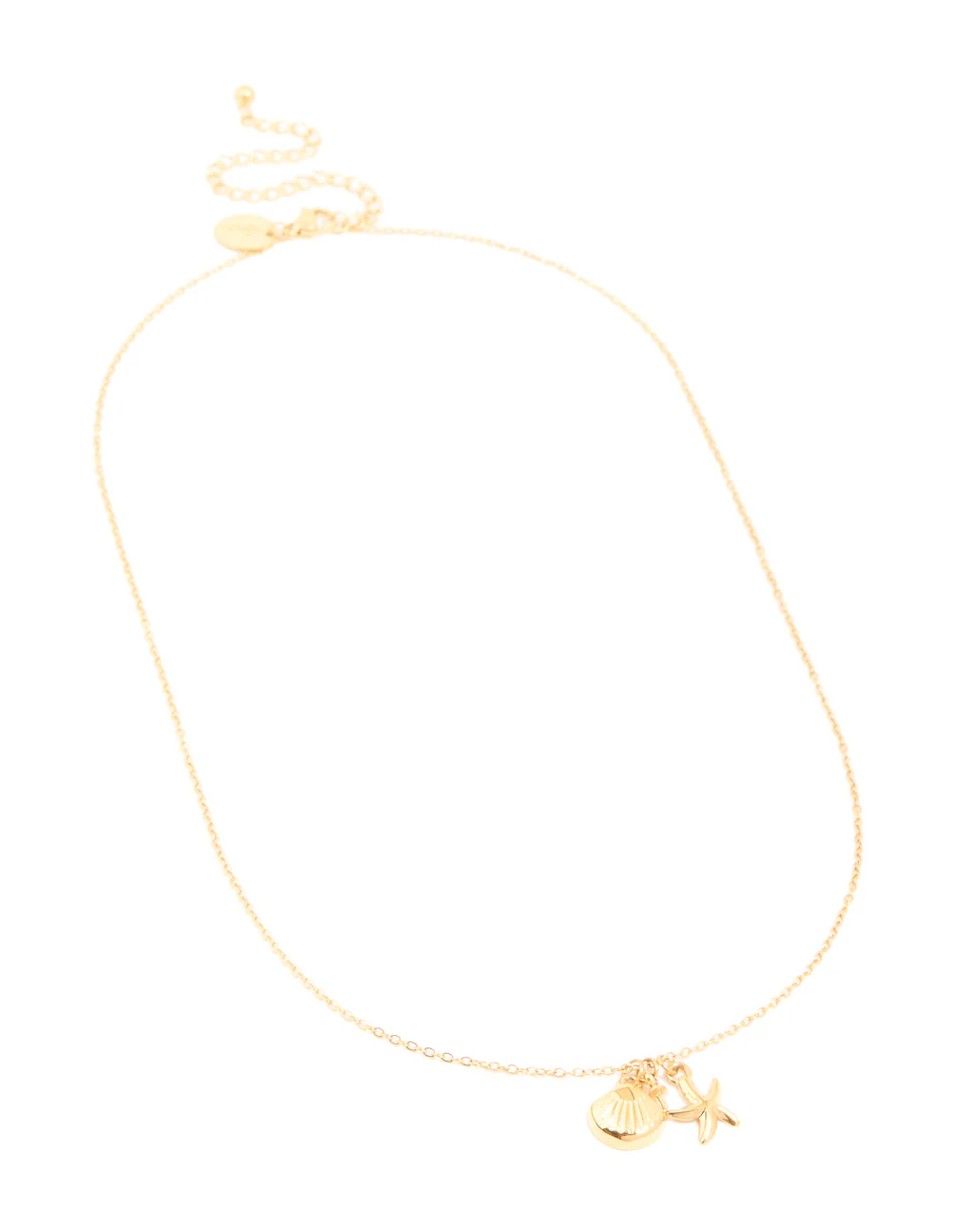 Waterproof Gold Plated Stainless Steel Sea Theme Necklace - Image 4