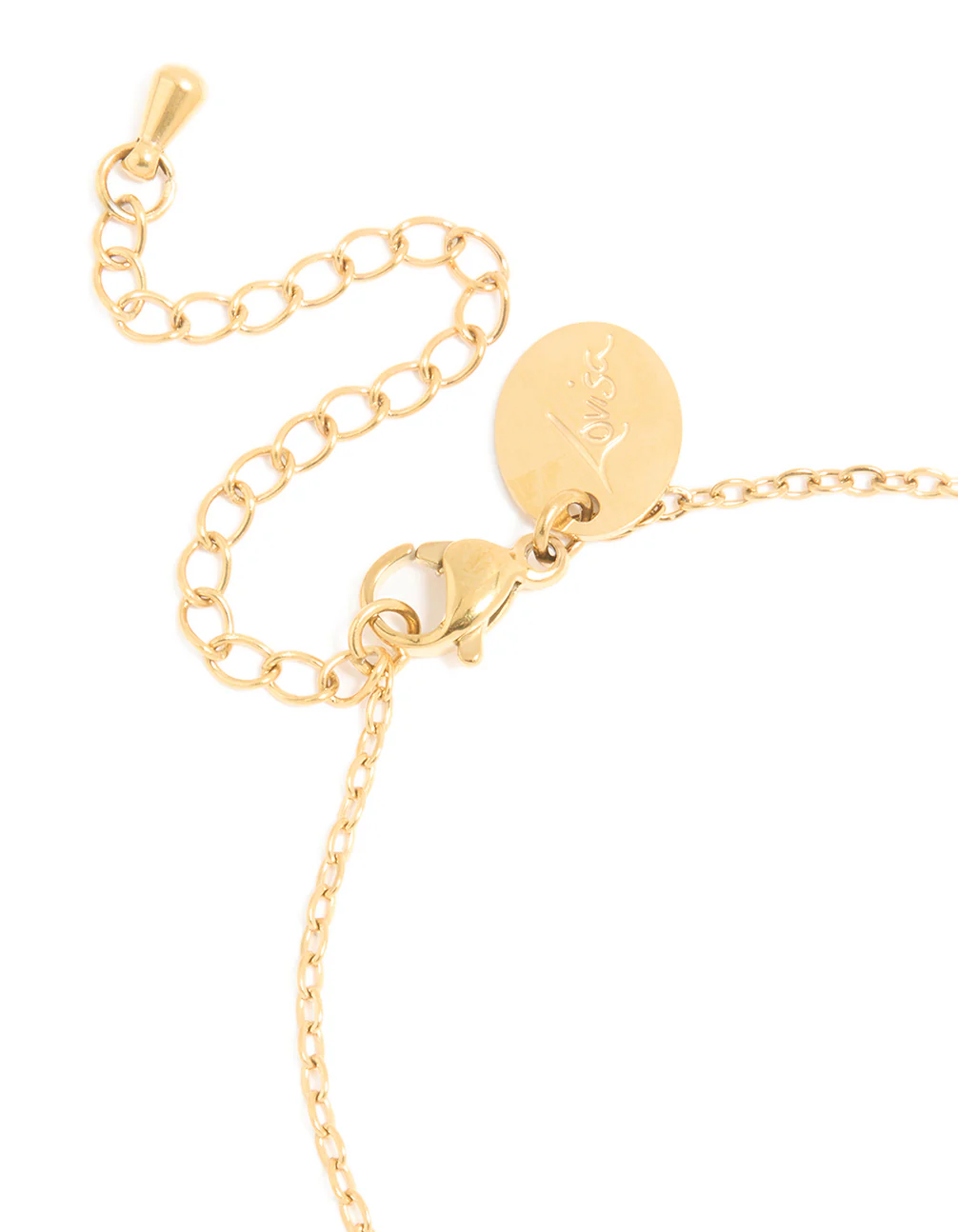 Waterproof Gold Plated Stainless Steel September Blue Cubic Zirconia Birthstone Bracelet - Image 5