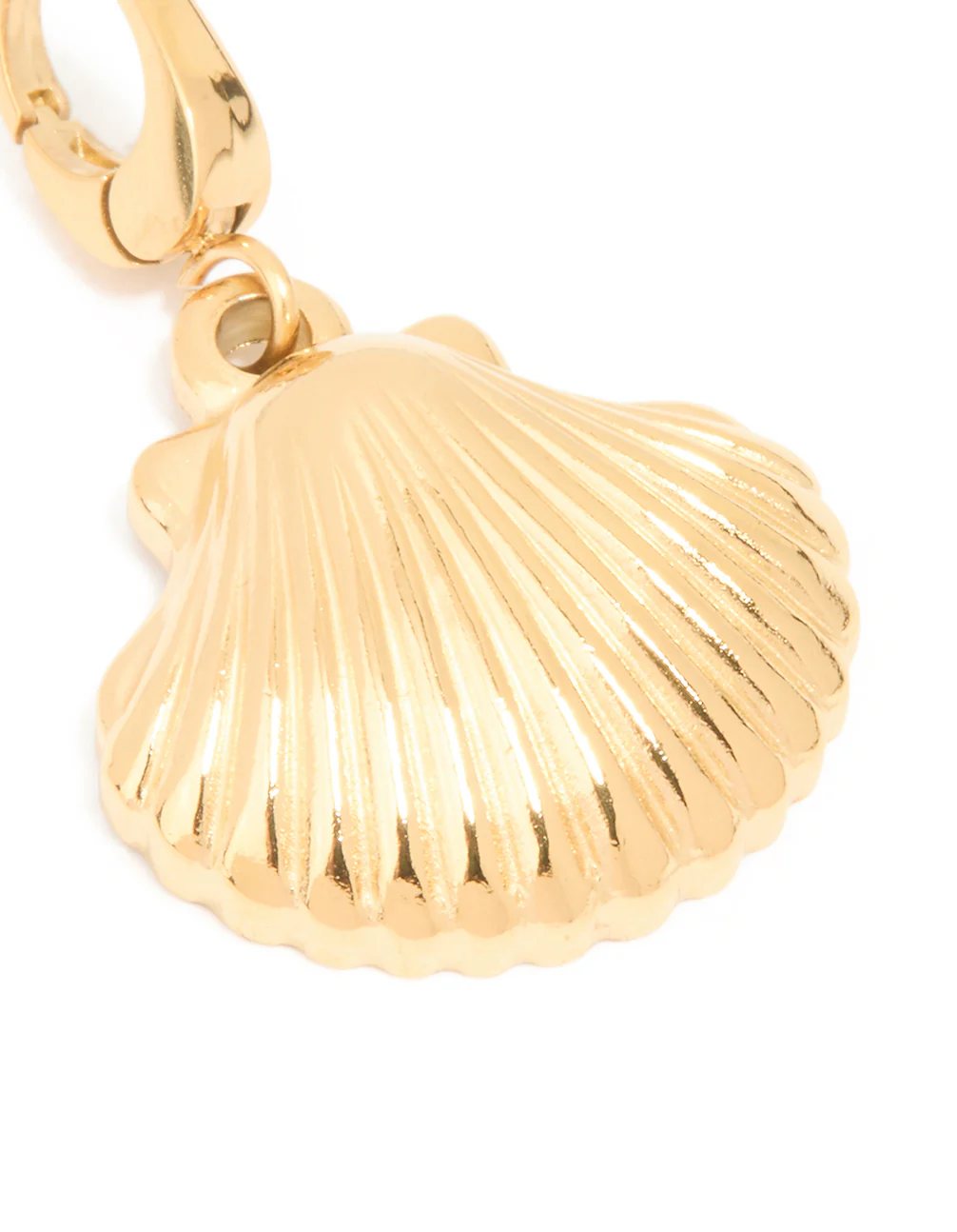 Waterproof Gold Plated Stainless Steel Shell Charm - Image 2