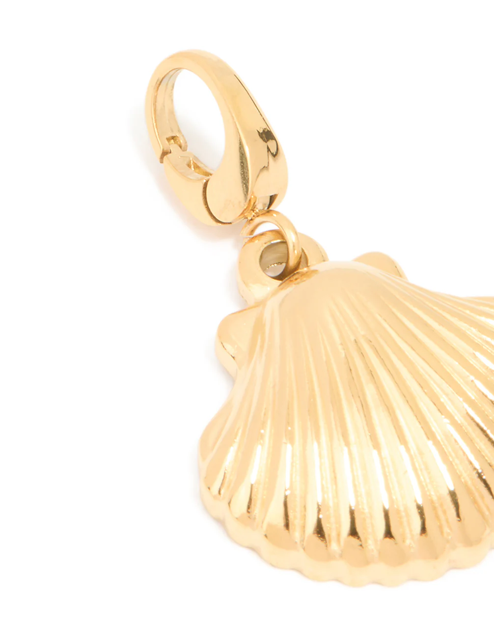 Waterproof Gold Plated Stainless Steel Shell Charm - Image 3